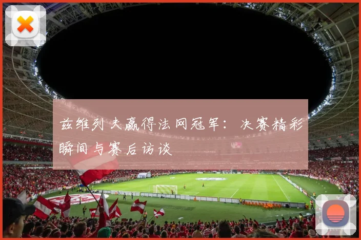 兹维列夫赢得法网冠军：决赛精彩瞬间与赛后访谈